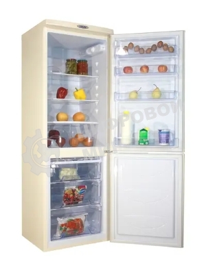 Холодильник DON R-290 BE бежевый мрамор двухкамерный 209/101л морозилка снизу