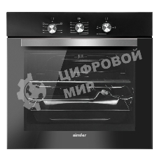 Газовый духовой шкаф Simfer B6Gb12016 черный
