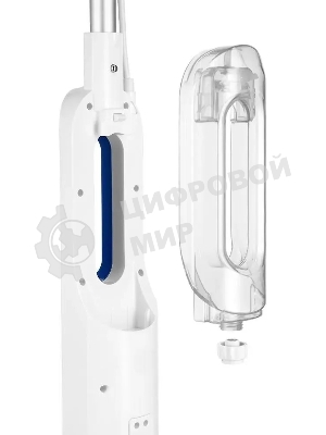 Швабра паровая Kitfort КТ-1048-3 белый/синий