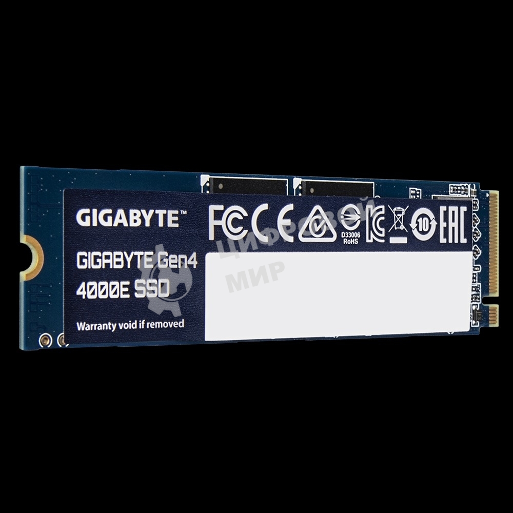 Накопитель SSD Gigabyte 4000E (G440E500G), 500Gb, PCIe 4.0 x4, M.2 2280, NVMe, R/W 3600/3000