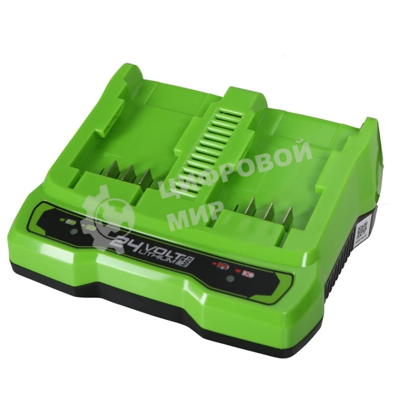 Зарядное устройство Greenworks G24X2UC2, 24V (2931907)