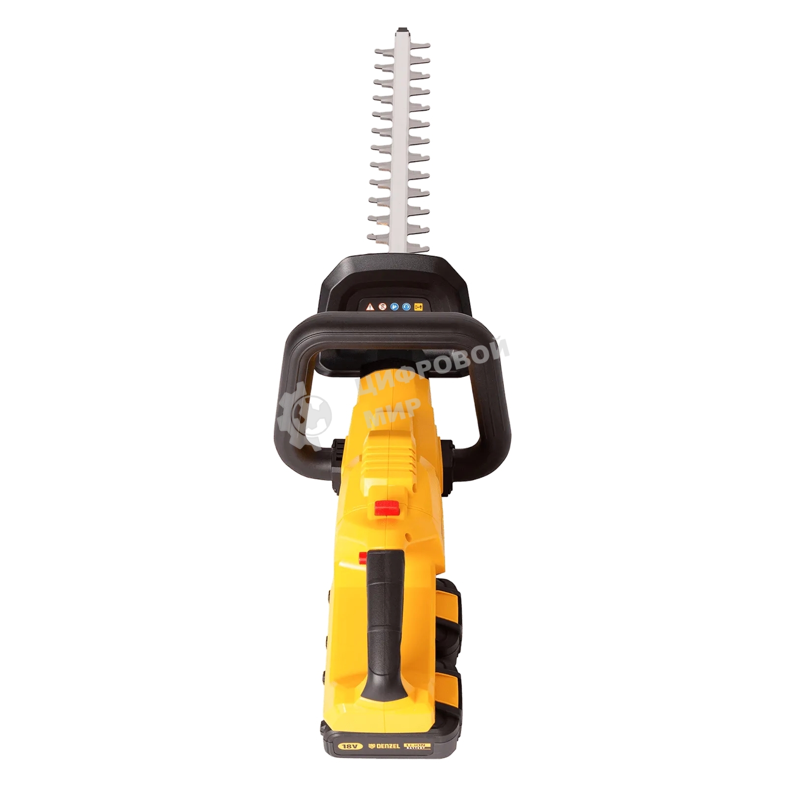 Кусторез аккумуляторный Denzel RBC510-36 Li-ion, 36 В, 4 А·ч, нож 510 мм, поворотная ручка