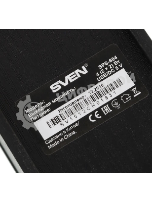 Акустическая система SVEN SPS-604 2.0 черный 4Вт