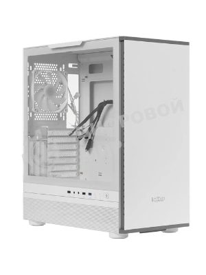 Компьютерный корпус PCCooler IE200 WH, Tempered Glass Full Tower, белый, TG, SPCC, 1x120мм ARGb E-ATX, ATX, mATX, mITX 180/380/220мм 4x2.5
