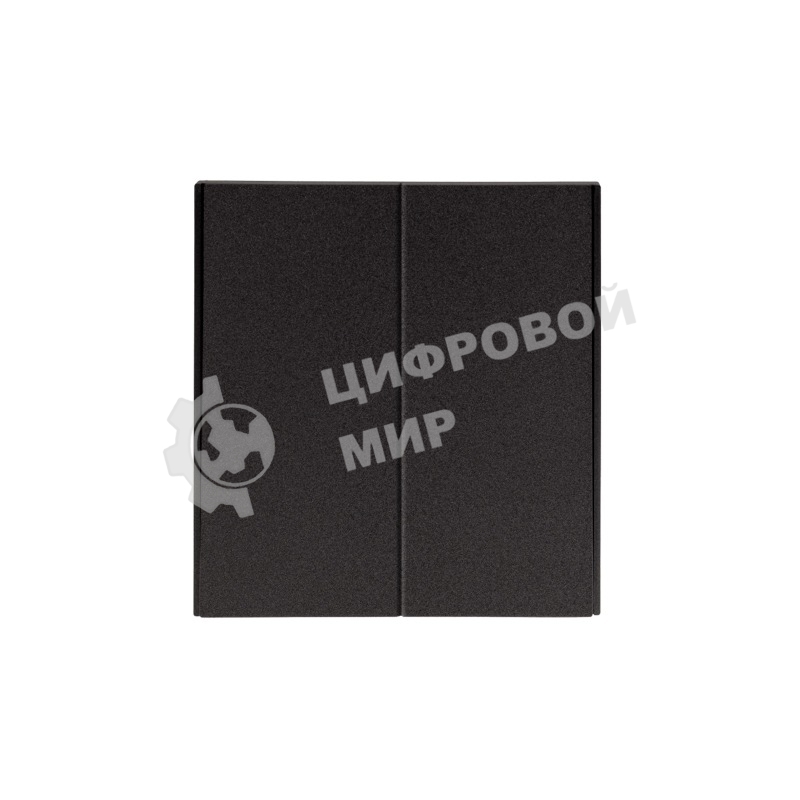 Выключатель Kranz STRONG 2 кл 10А с/у графит