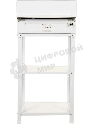 Плита газовая Flama AVG 1407 W белый, конфорок 4 газовых, духовка отсутствует, 50 см x 85 см x 57 см