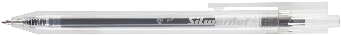 Набор ручек гелевых автоматическая Silwerhof Daily NG Standart, d=0.5мм, синие чернила, коробка картонная (12шт), линия 0.3мм