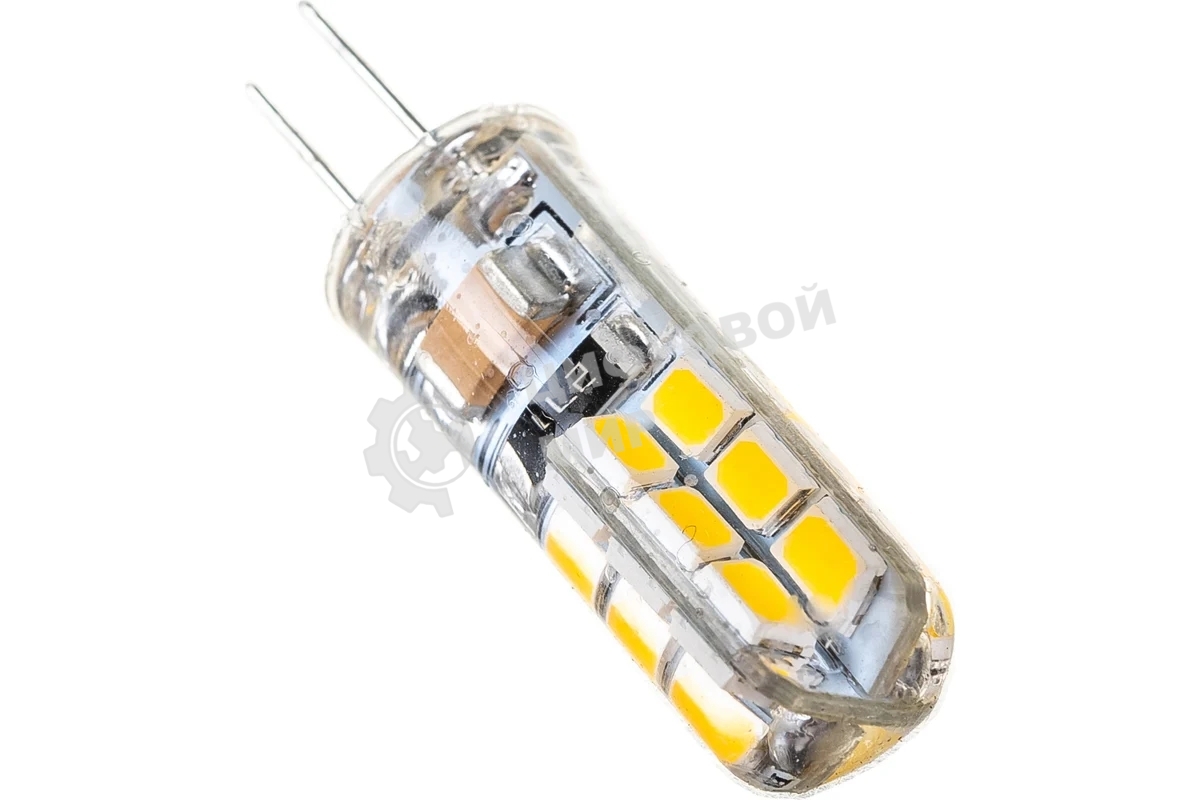 Лампа светодиодная JazzWay PLED-G4 3Вт капсульная 2700К теплый белый G4 200лм 220-230В