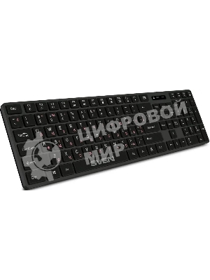 Клавиатура SVEN KB-E5300W беспроводная, радиоканал, чёрный