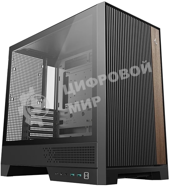 Корпус DeepCool CL600, Midi-Tower, чёрный, 2 x 120 мм