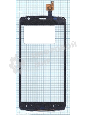 Сенсорное стекло (тачскрин) для ZTE Blade L5 Plus, белое