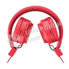 Гарнитура беспроводная полноразмерная HOCO W25, красный