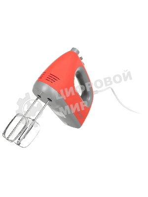 Миксер ручной Hyundai HYM-H4511 500 Вт, красный/серый