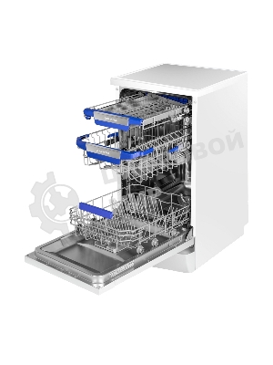 Посудомоечная машина Maunfeld MWF45230W, белый, 45 см, 10 компл., 49 дБ, класс A++