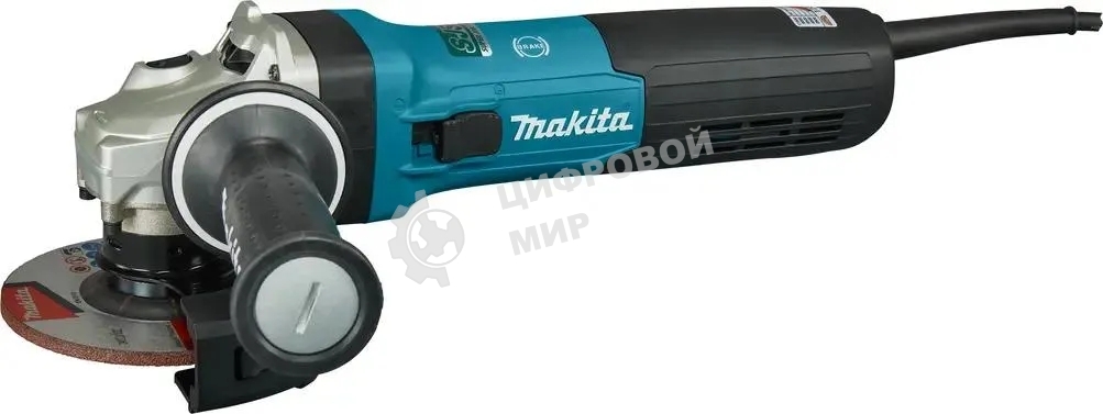 Угловая шлифовальная машина Makita GA5091X01 1900Вт 11500об/мин рез.шпин.:M14 d=125мм