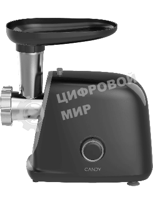Мясорубка электрическая Candy CG-104 черный, 1800 Вт, 2.0 кг/мин, реверс, защита от перегрузки, насадки - 5