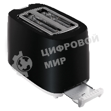 Тостер BBK TR82 черный, 700 Вт, 2 слота
