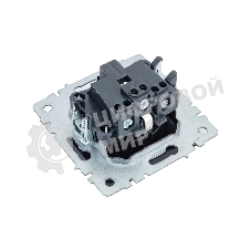 Розетка 1-местная IEK BRITE РС14-1-0-БрЧ (BR-R14-16-K02) с заземлением, с защитными шторками, 16А, черный