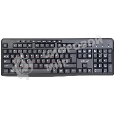 Клавиатура проводная Perfeo PUSH Multimedia, USB, черная