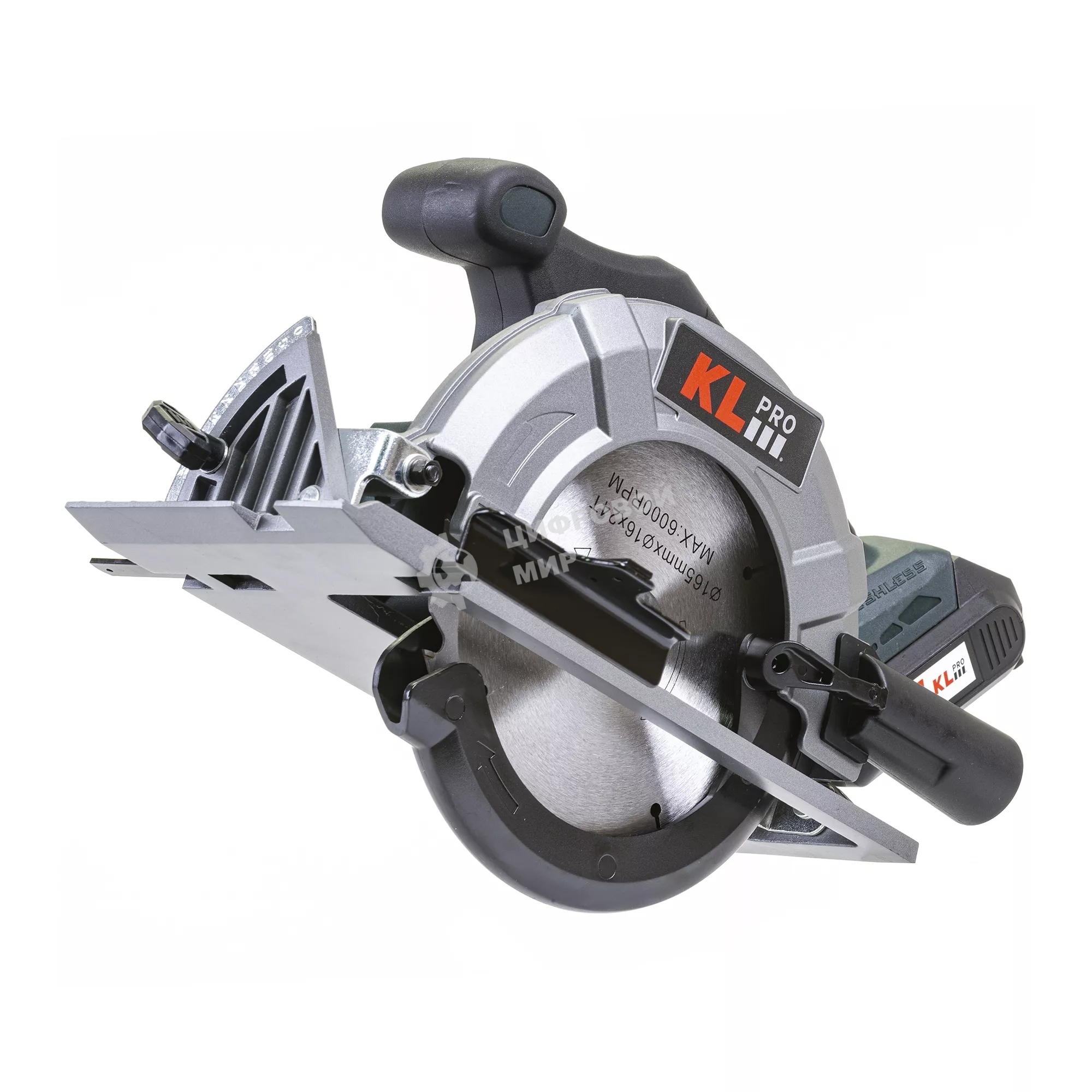 Профессиональная пила циркулярная бесщеточная KLPRO KLDAT18B-20 (18 В/2,0 А·ч)