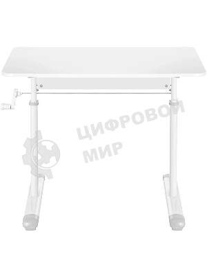 Стол офисный Defender Legend белый, 80x60 см, в63-86 см, ручной.