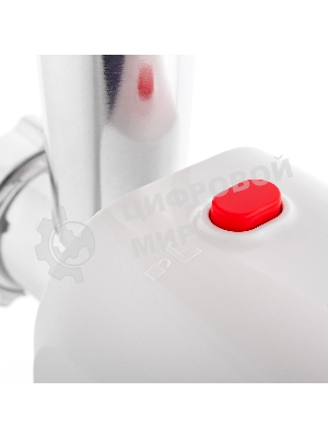 Мясорубка электрическая Brayer BR1603 белый, 1500 Вт, 2.0 кг/мин, реверс, защита от перегрузки, насадки - 7