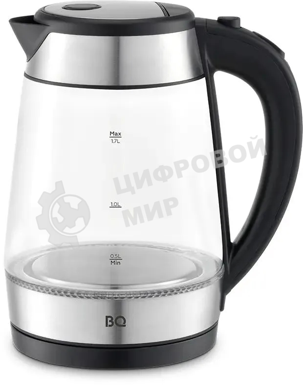 Чайник электрический BQ KT1738G черный/стальной