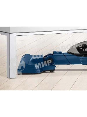 Пылесос вертикальный Bosch BCHF 2MX20 синий, питание от аккумулятора, 150 Вт, уборка сухая, пылесборник 0.4 л