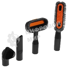 Пылесос вертикальный Deerma DX800 Combo DXAD112 серый, питание от сети, 140 Вт, уборка сухая, пылесборник 1.7 л