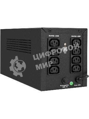 Источник бесперебойного питания ExeGate Smart LB-2200.LCD.AVR.8C13.USB / 2200 ВА / 1300 Вт / 8 x IEC 320 C13