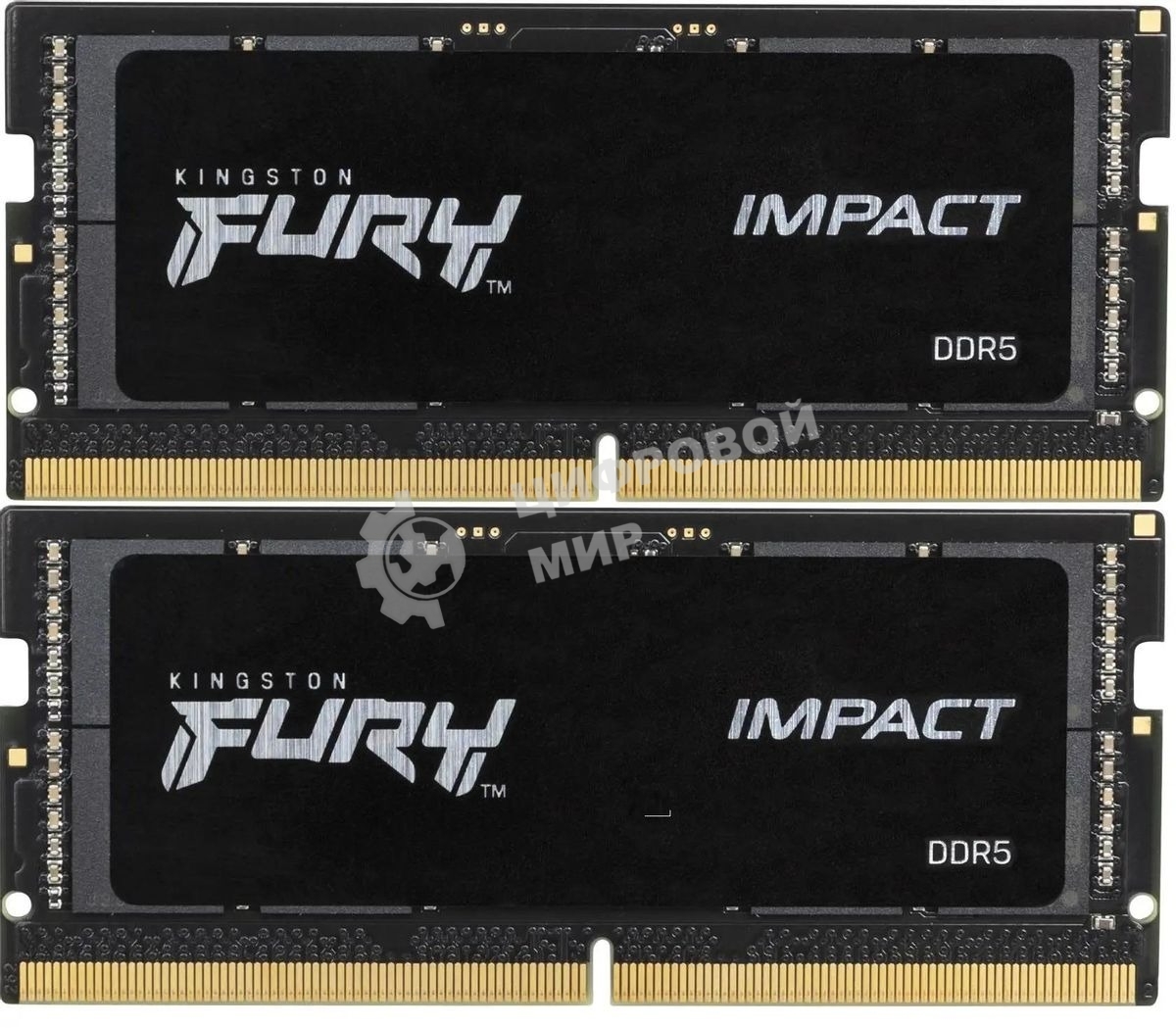 Оперативная память Kingston Fury Impact, DDR5, 32GB (2x16GB), 5600MHz, CL40, SO-DIMM