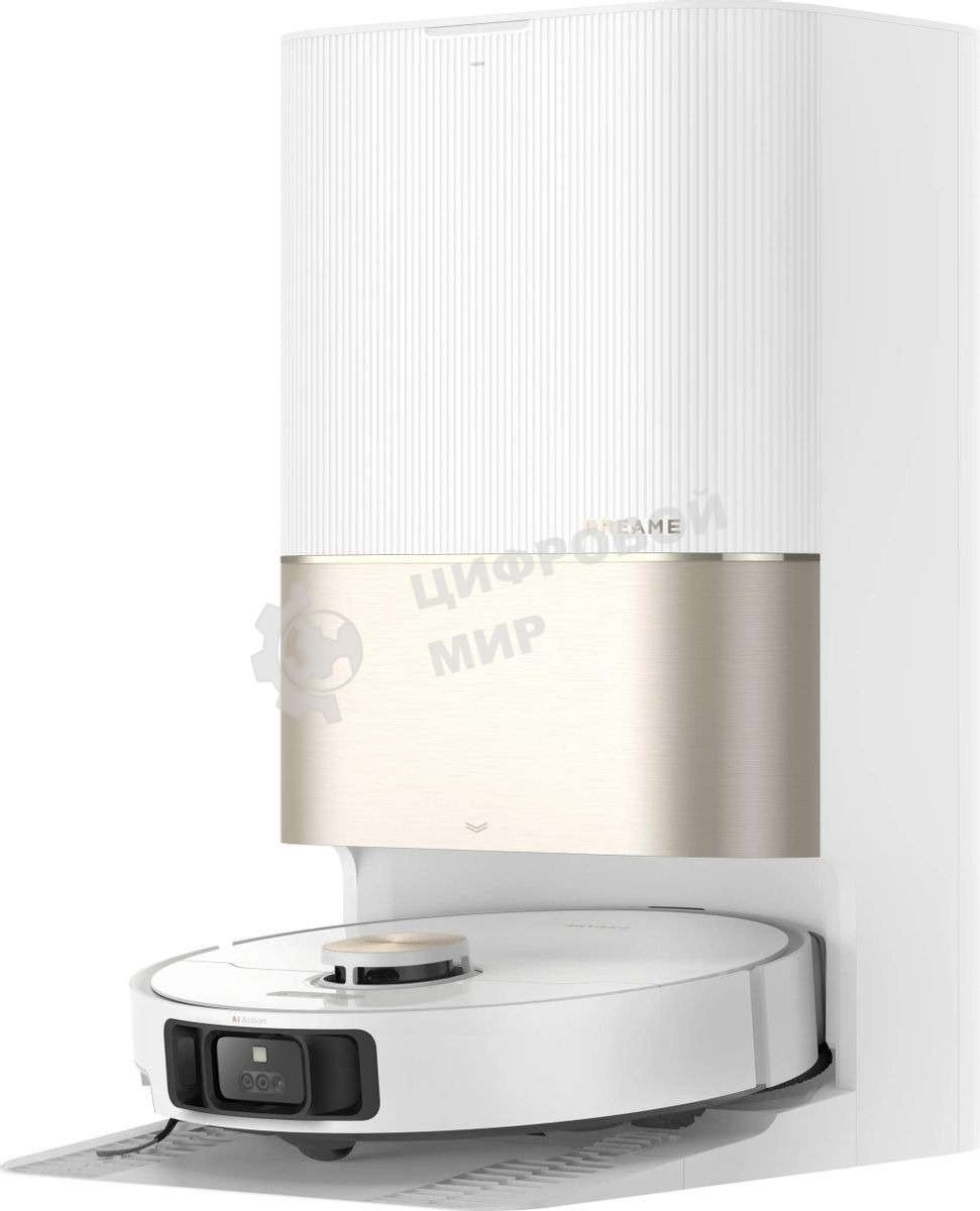 Робот-пылесос DREAME X40 Ultra Complete, 200Вт, белый/золотистый