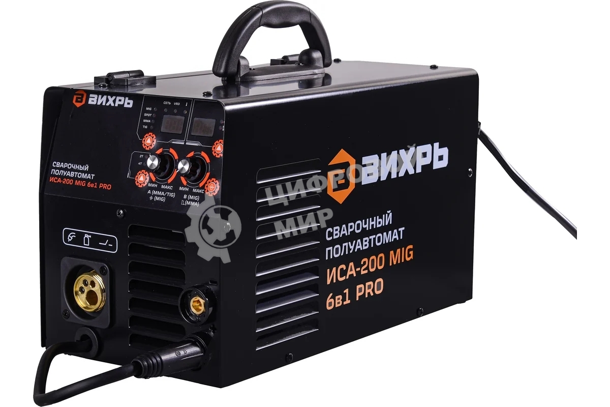 Сварочный полуавтомат Вихрь ИСА-200 MIG 6в1 PRO