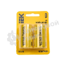 Батарейка щелочая Alkaline Optima LR20/D (2шт/блистер)