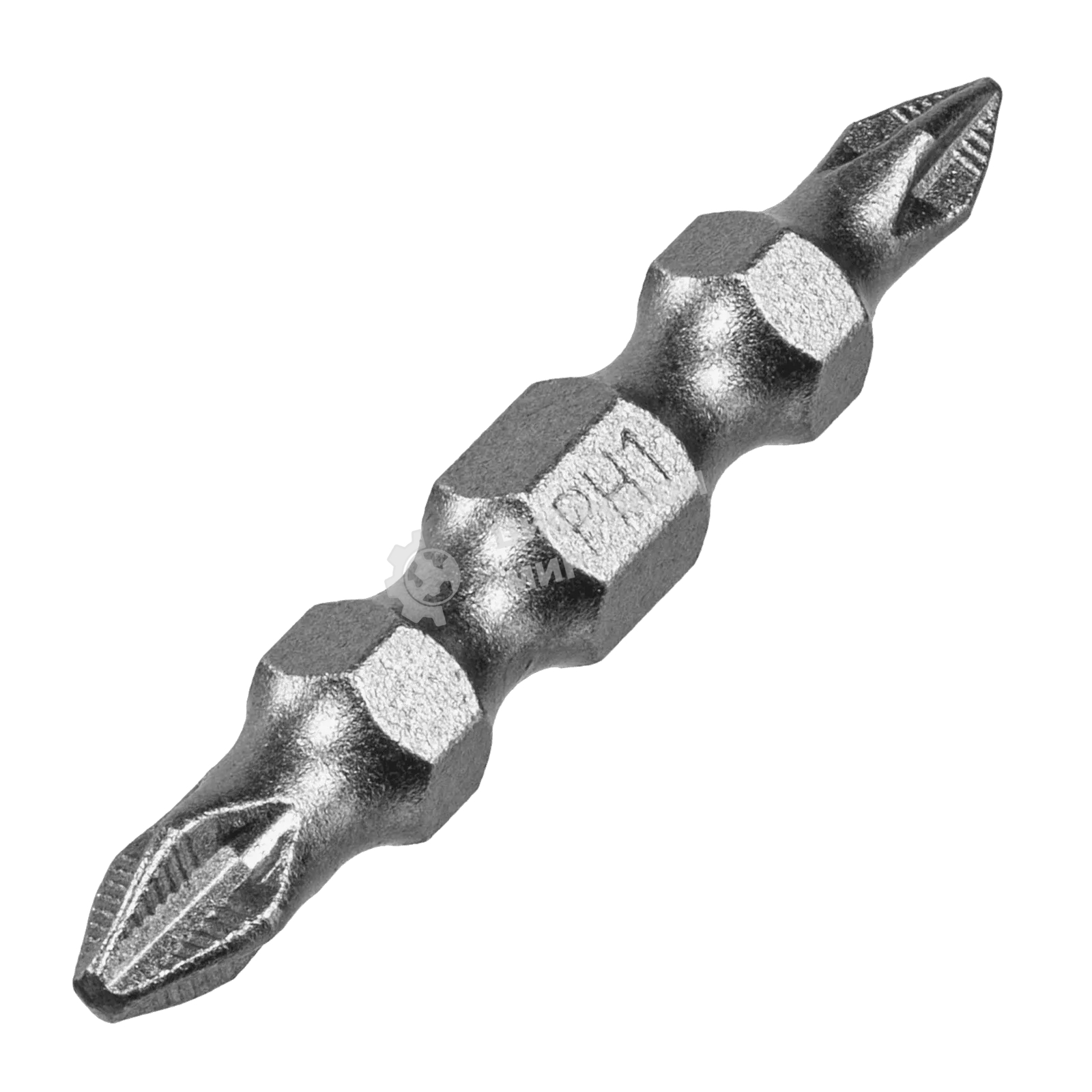 Набор бит Denzel двухстор., PH2-PH1х45 мм, сталь S2, 10 шт.