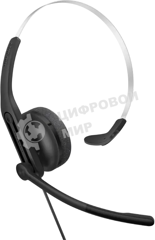 Гарнитура накладные Edifier CC100 1.5м черный проводные оголовье