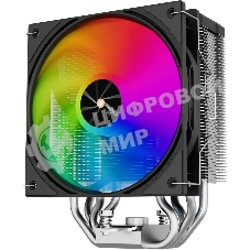 Кулер для процессора Thermalright Assassin X 120 R Digital ARGB Black (4-pin PWM, 151mm, Al/Cu, 4x6mm, ARGB, 1x120mm, 70.84CFM, 29.8dBA, 2000RPM, S: 1851/1700/1200/115X, AM5/AM4, black)