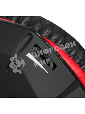 Гарнитура Sven AP-G988MV чёрный-красный, проводная, 3.5 мм
