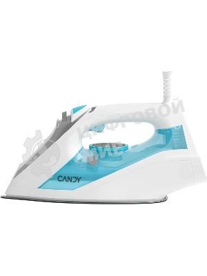 Утюг Candy CI-101 белый/голубой, 2700 Вт, 55 г/мин, 160 г/мин, 500 мл