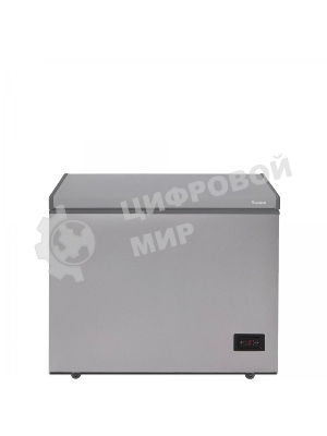 Морозильный ларь Бирюса M210KDN металлик с глухой крышкой, 160л