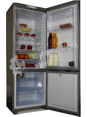 Холодильник ОРСК-173 MI металлик искристый двухкамерный 200/120л морозилка снизу
