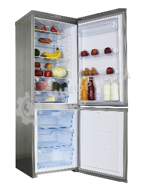 Холодильник ОРСК 174 MI металлик двухкамерный 220/120л морозилка снизу