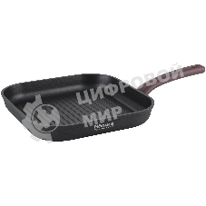 Сковорода-гриль Rondell Fest RDA-1525 квадратная 26 см, покрытие: Xylan Plus ручка несъемная (без крышки) черный