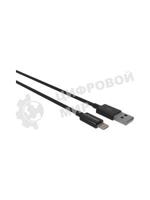 Сетевое зарядное устройство MORE CHOICE (4620202550286) NC69i 2USB 3.0A QC3.0 быстрая зарядка для Lighting 8-pin черный