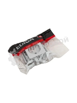 Розетка EKF UP1-SOA-100 СП Эпика 16А без заземл. без шторок механизм алюм.