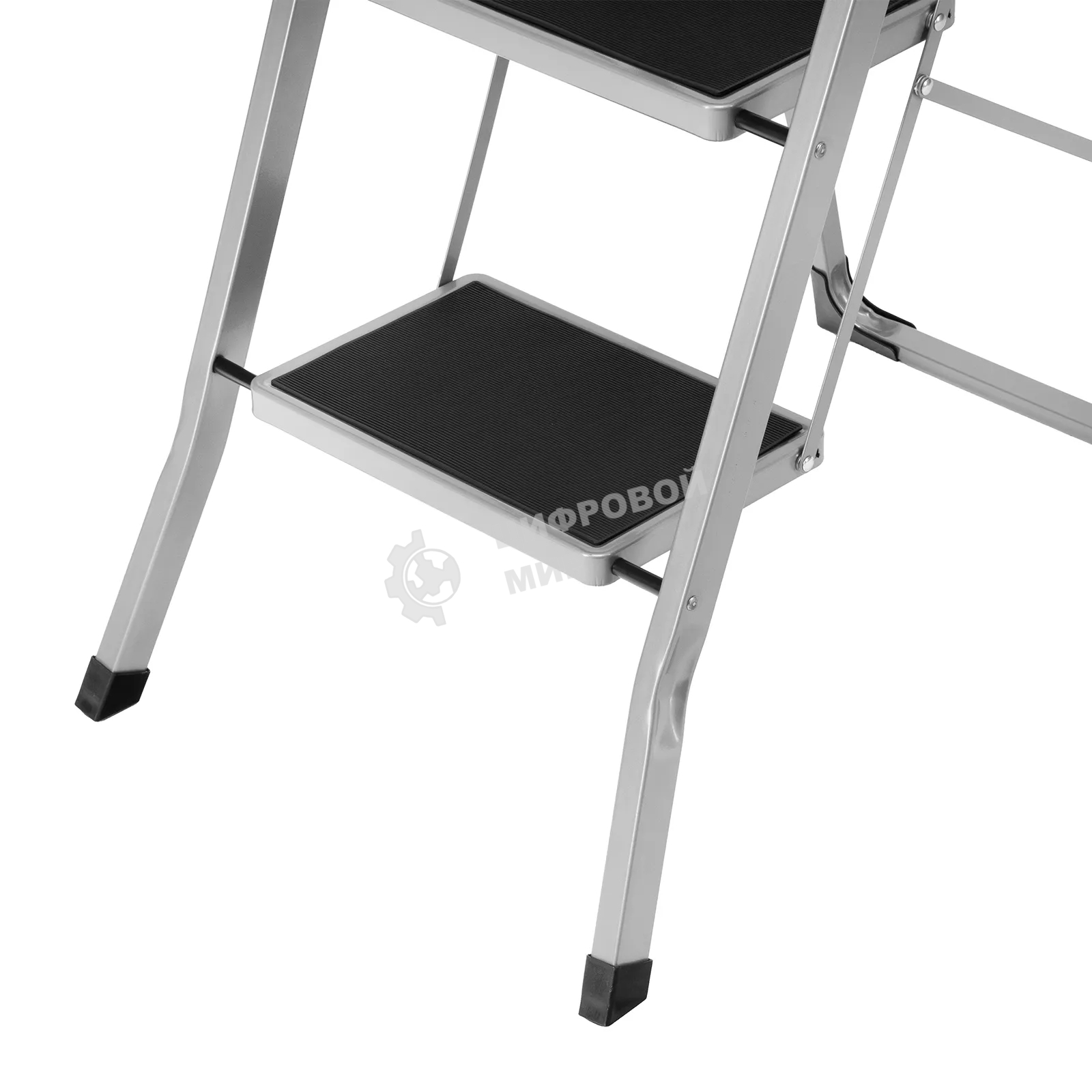 Стремянка стальная Сибртех, 4 широкие ступени 20х30 см с полимерным покрытием