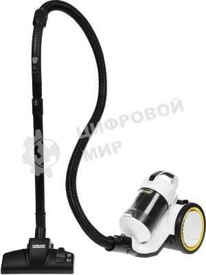 Пылесос Karcher VC 3 Floor белый/черный, 600/700 Вт, уборка сухая, пылесборник контейнер 0.9 л