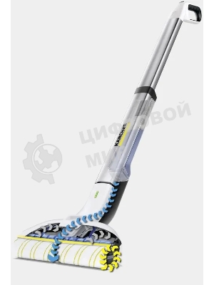 Электрошвабра Karcher EWM 2 белый/серый, питание от аккумулятора, уборка влажная, пылесборник 0.36 л