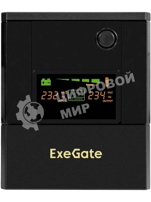 Источник бесперебойного питания ExeGate Smart LB-2200.LCD.AVR.8C13.USB / 2200 ВА / 1300 Вт / 8 x IEC 320 C13