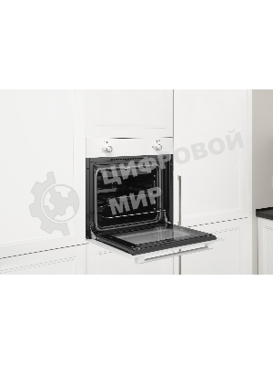 Духовой шкаф электрический Weissgauff EOM 180 W белый, встраиваемый